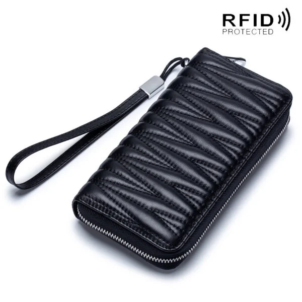 Women's Long Multifunctional Leather Large Capacity Wallet - Image 8