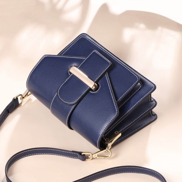 All-match Leather Shoulder Messenger Handbag - Image 6