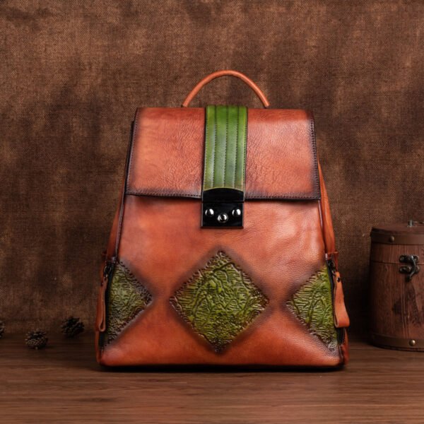 Womens Vintage Chinese Style Backpack - Image 4