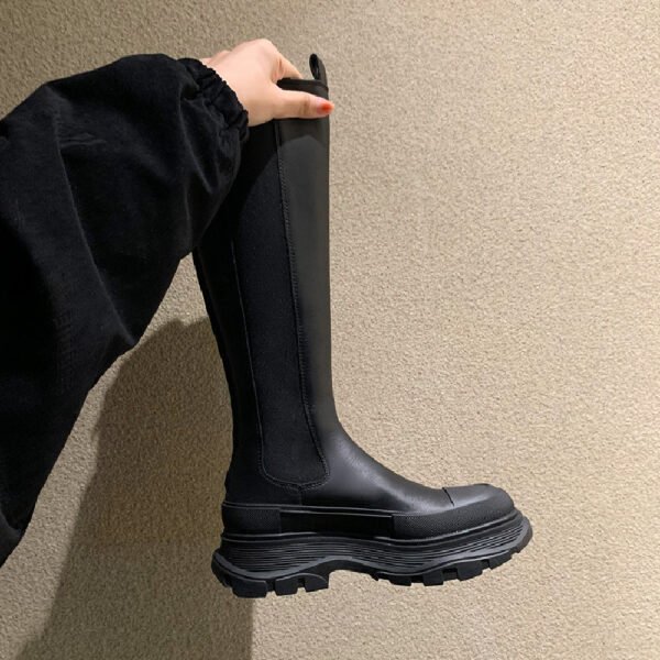 Autumn And Winter New Street Style Thick Soled Women's Boots