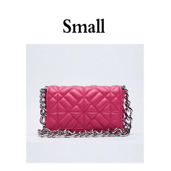 All-match Quilted One-shoulder Chain Bag Small Square Bag Envelope - Image 5