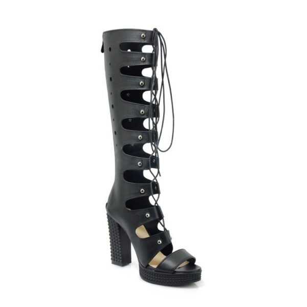 Women's Plus Size Heel Platform Long Tube - Image 3