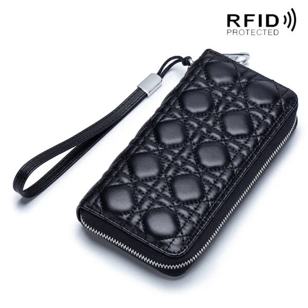 Women's Long Multifunctional Leather Large Capacity Wallet - Image 5