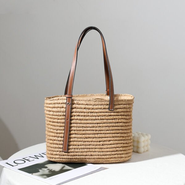 Women's Rattan Bag All-match Square Vegetable Basket - Image 2