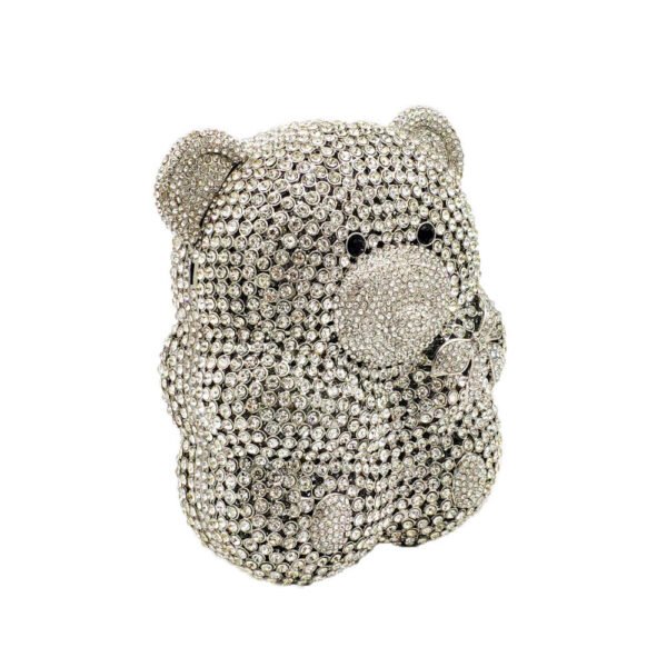 Bear Diamond Party Clutch Ladies Evening Bag - Image 2