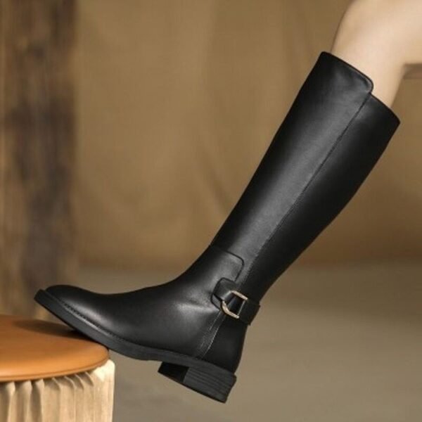 Below The Knee Knee-high Boots Knight Boots Women - Image 8