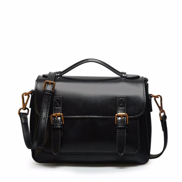 All-match Trend Cowhide Messenger Handbag Women - Image 5