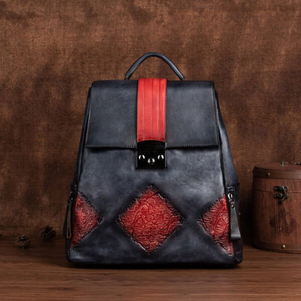 Womens Vintage Chinese Style Backpack - Image 5