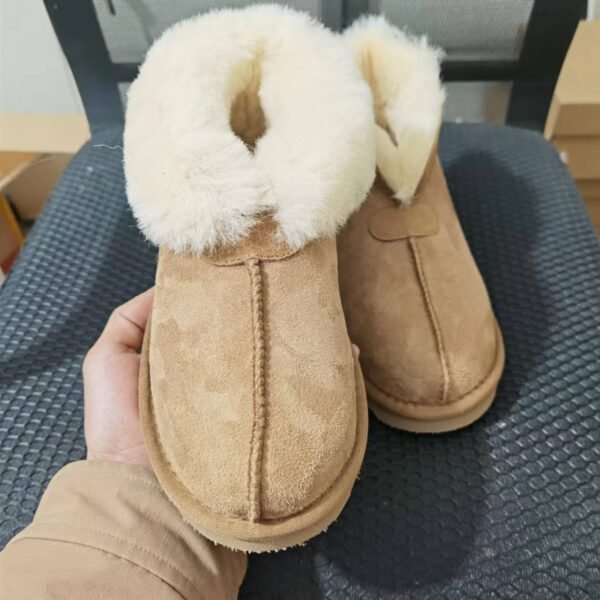 Women's Fashionable Suede Fur Snow Boots - Image 3