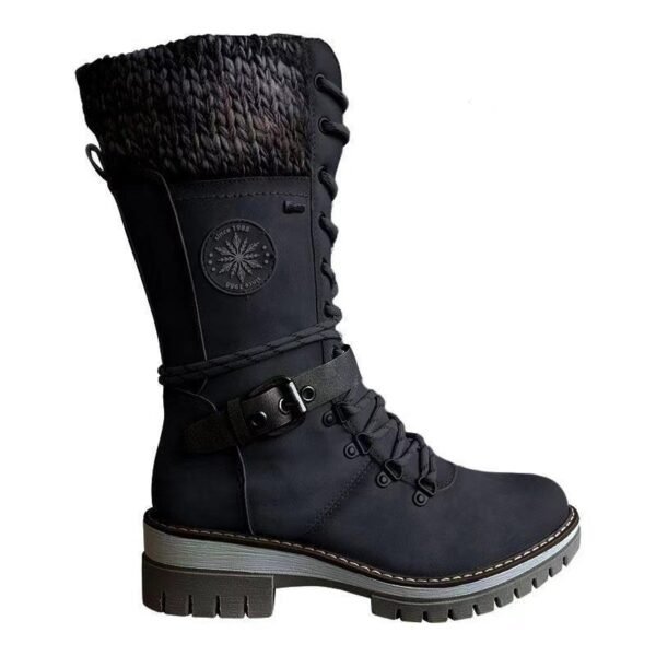 Autumn And Winter New Women's Riding Boots European And American Snow Boots - Image 4