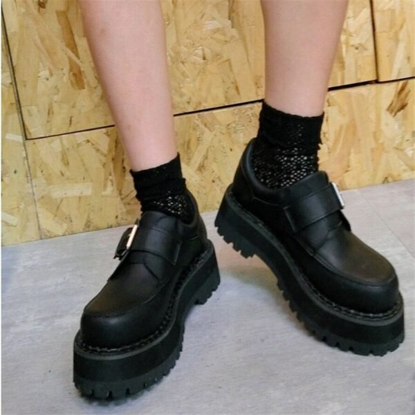 Women's Punk Thick Soled Casual Shoes - Image 4