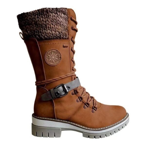 Autumn And Winter New Women's Riding Boots European And American Snow Boots - Image 3