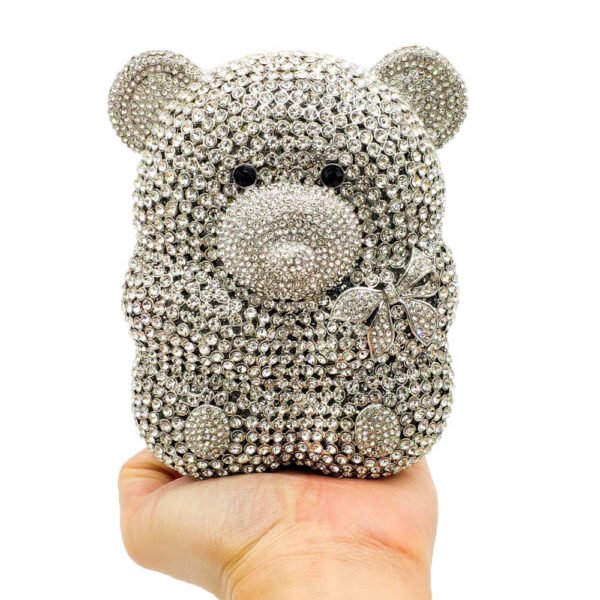 Bear Diamond Party Clutch Ladies Evening Bag