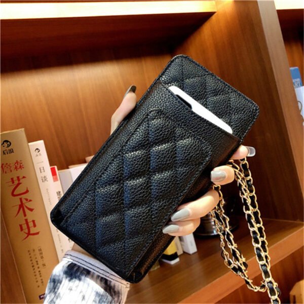 Xiaoxiangfeng Lingge Chain Card Crossbody All-match Card Holder - Image 4