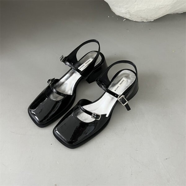 Women's French Thick Heels Fashion Sandals - Image 5