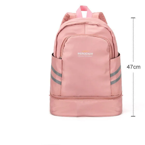 Women's Portable Folding Out Dry And Wet Separation Backpack - Image 3