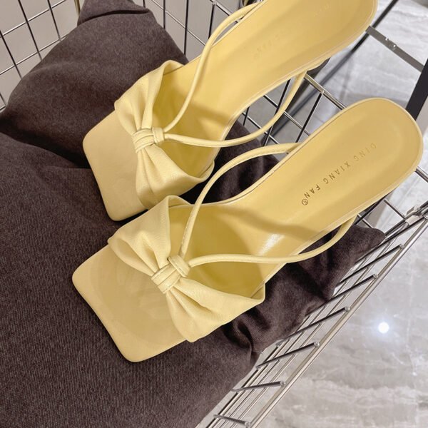 Women's Low Heel Sandals With Niche Temperament Outer Wear Slippers - Image 5