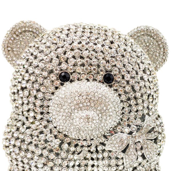 Bear Diamond Party Clutch Ladies Evening Bag - Image 4