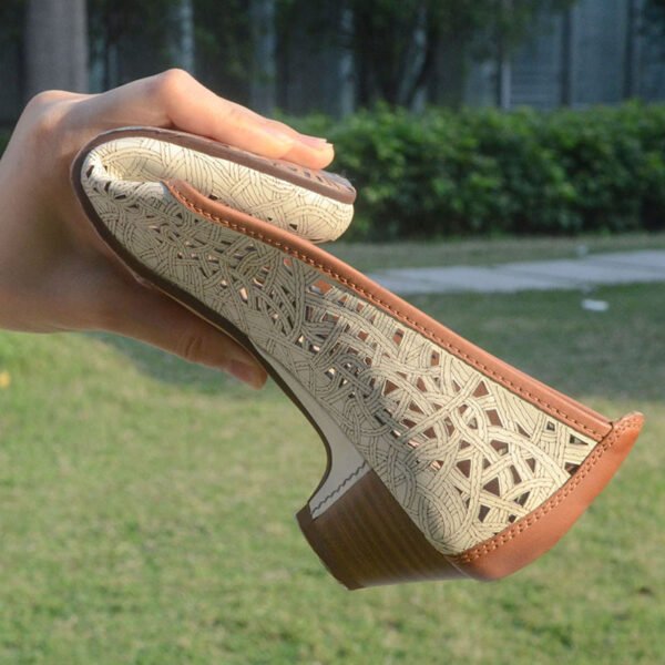 Women's Genuine Leather Soft Sole Sandals - Image 5