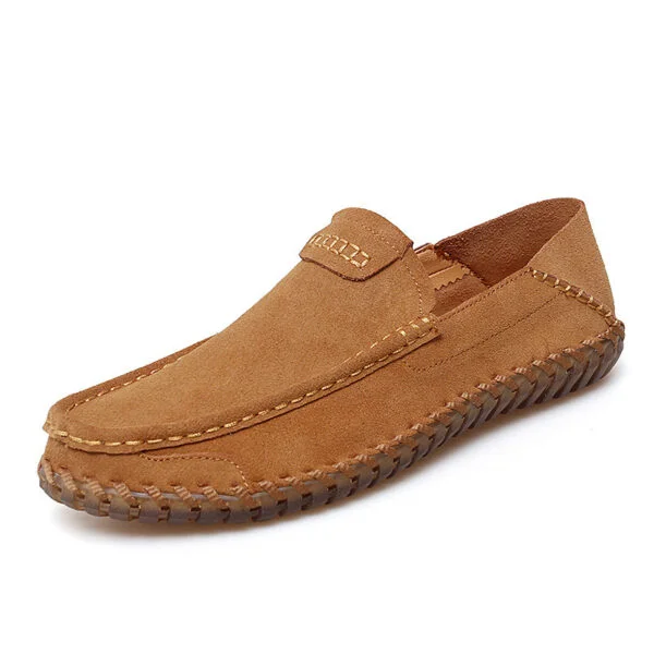 Autumn Leather Slip-on Lazy Shoes Men - Image 7