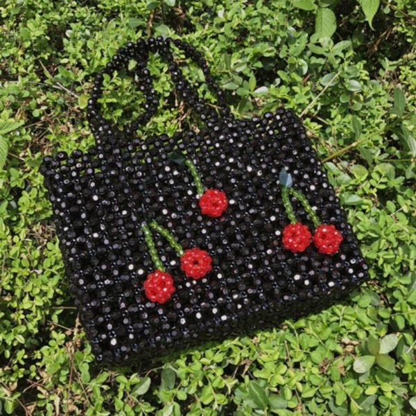 Woven Beaded Bag With Various Pattern Puzzles - Image 2