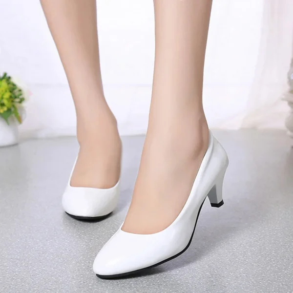 Female Pumps Nude Shallow Mouth Women Shoes Fashion Office Work Wedding Party Shoes Ladies Low Heel Shoes Woman Autumn