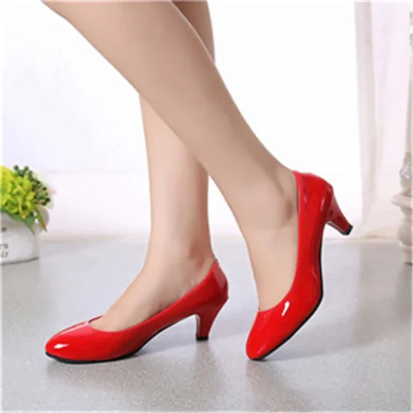 Female Pumps Nude Shallow Mouth Women Shoes Fashion Office Work Wedding Party Shoes Ladies Low Heel Shoes Woman Autumn - Image 8