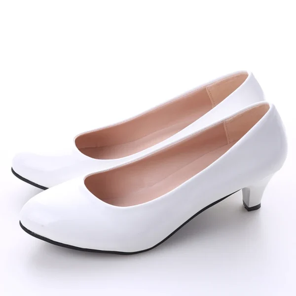 Female Pumps Nude Shallow Mouth Women Shoes Fashion Office Work Wedding Party Shoes Ladies Low Heel Shoes Woman Autumn - Image 5