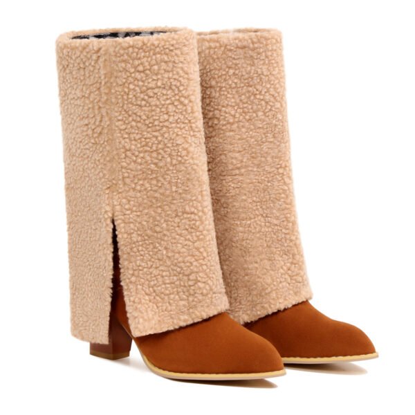 Autumn And Winter New Fashion Plush Trouser Leg Boots Ladies Fashion Boots - Image 6