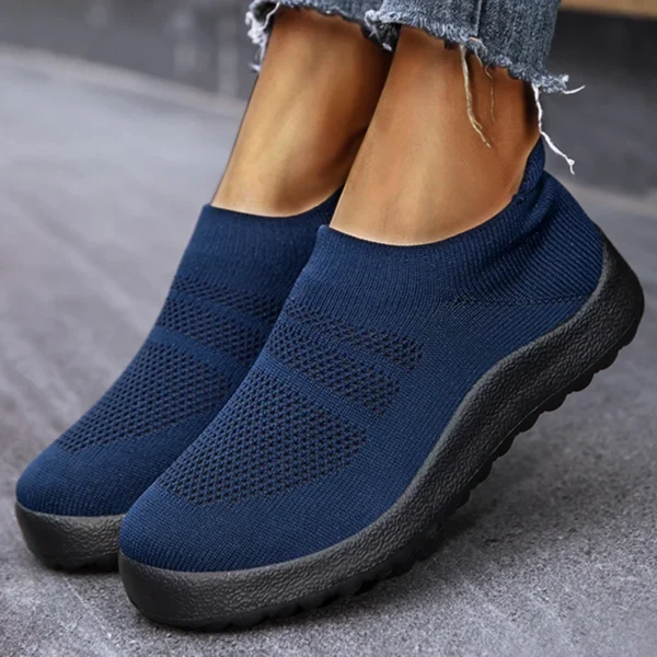 Women Sneakers For Summer Flat Shoes Women Slip On Sock Flats Shoes Casual Zapatillas Mujer Breather Sports Shoes Female Loafers - Image 8