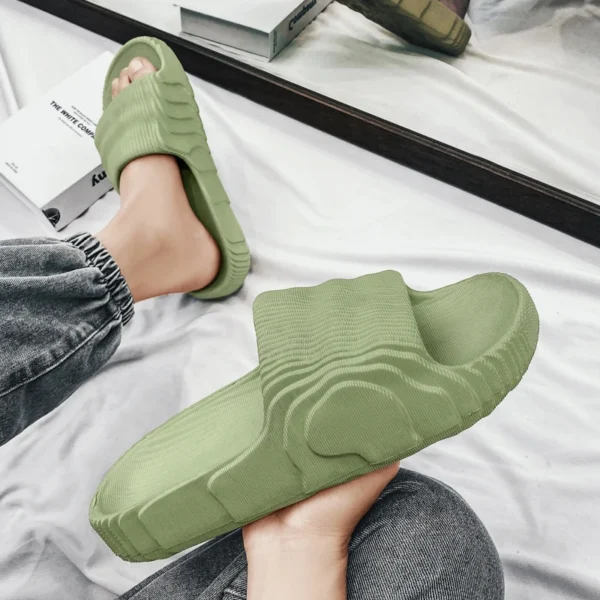 2022 Man Slippers Summer Beach Fashion New Eva Soft Women Sandals Thick Platform Leisure Ladies Indoor Bathroom Anti-slip Shoes - Image 8