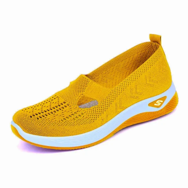 Women's New Summer Shoes Mesh Breathable Sneakers Light Slip on Flat Platform Casual Shoes Ladies Anti-slip Walking Woven Shoes - Image 11