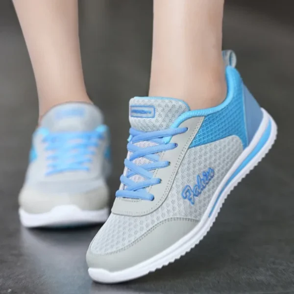 Women Sneakers Fashion Lace Up Shoes Woman Sneakers Flat Shoes For Women Soft Solid Color Tenis Feminino Female Footwear