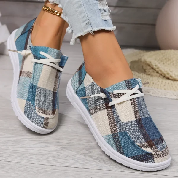 Canvas Shoes Woman Light Weight Slip-on Flat Sneakers Ladies Summer Breathable Cloth Loafers Design Espadrilles  Luxury Shoes - Image 10