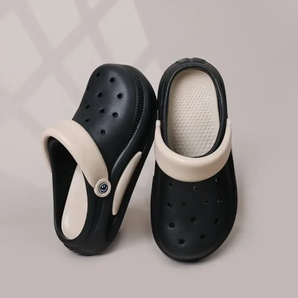 Clogs Women Sandals Summer Casual EVA Lightweight Outdoor Men 3cm Shoes Anti Slip Thick Sole Beach Slides Couple Garden Slipper - Image 7