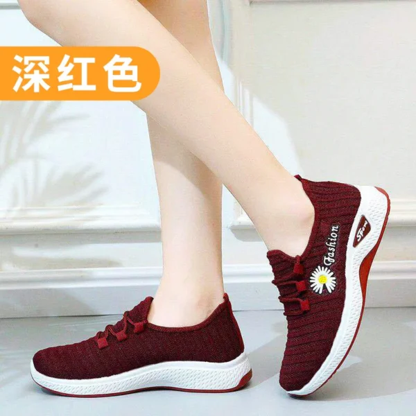 Adult sneakers, women's light running shoes, net shoes, comfortable soft soled sneakers, women's breathable casual single shoes - Image 9