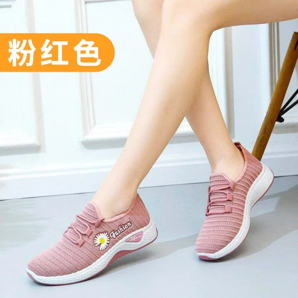 Adult sneakers, women's light running shoes, net shoes, comfortable soft soled sneakers, women's breathable casual single shoes - Image 7