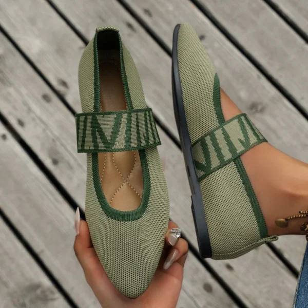 Women's Ballet Flats Casual Shoes Low Heel Barefoot Elegant Woman Sneakers Socofy Comfortable Pointed Toe on Offer Free Shipping - Image 5