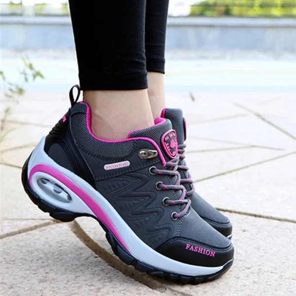 Women Sports Shoes Platform Sneakers Fashion Outdoor Hiking  Non-Slip Casual Shoes Low Top Running Shoes Women Footwear - Image 2