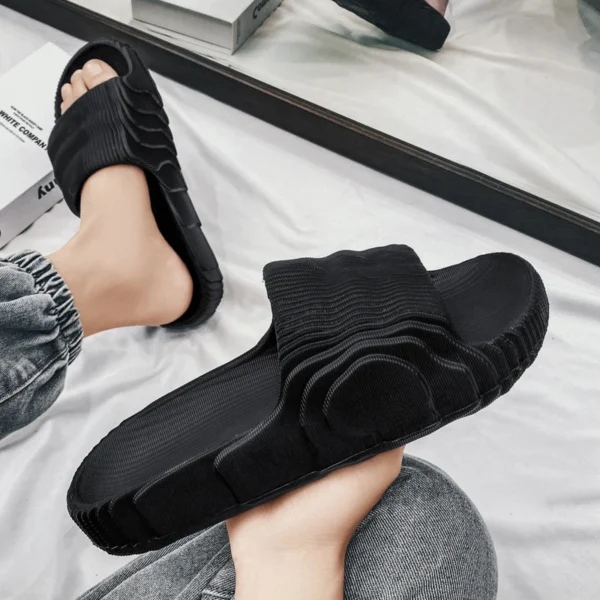 2022 Man Slippers Summer Beach Fashion New Eva Soft Women Sandals Thick Platform Leisure Ladies Indoor Bathroom Anti-slip Shoes - Image 9