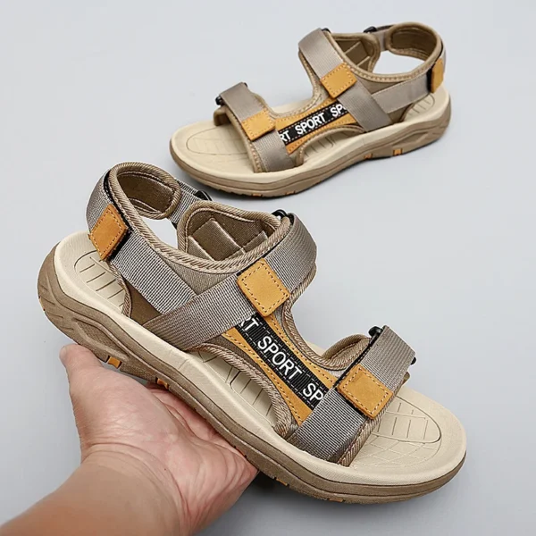 Brand Summer Men's Sandals Plus Size Men Slippers Gladiator Men Beach Sandals Soft Comfortable Outdoors Wading Shoes 38-47 - Image 6