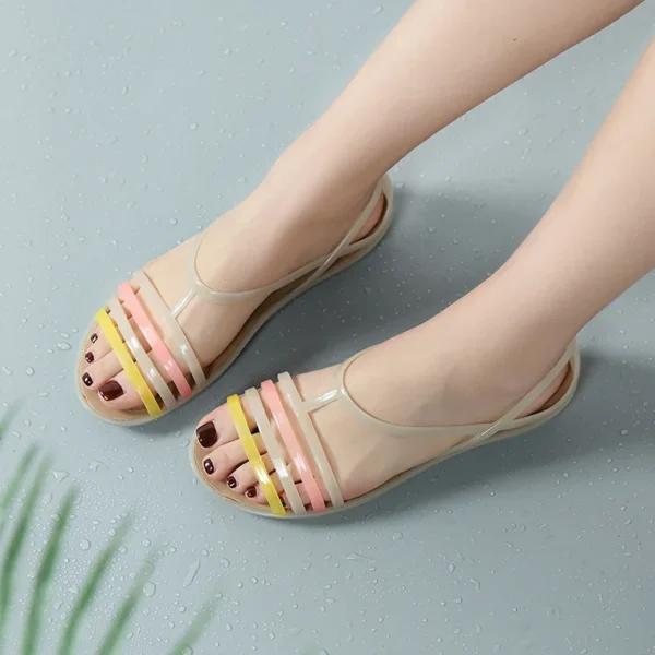 2023  Sandals Women Casual Flat Non-slip Sandals Fashion Outdoor Casual Non-slip Beach Shoes Sandalias De Mujer - Image 5