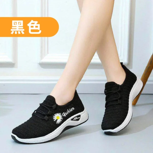 Adult sneakers, women's light running shoes, net shoes, comfortable soft soled sneakers, women's breathable casual single shoes - Image 8