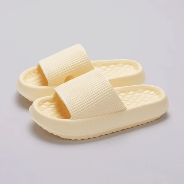 Women's Thick Platform Cloud Slippers EVA Soft Sole Pillow Slides Summer Beach Flip Flops Women Non Slip Bathroom Home Slippers - Image 12