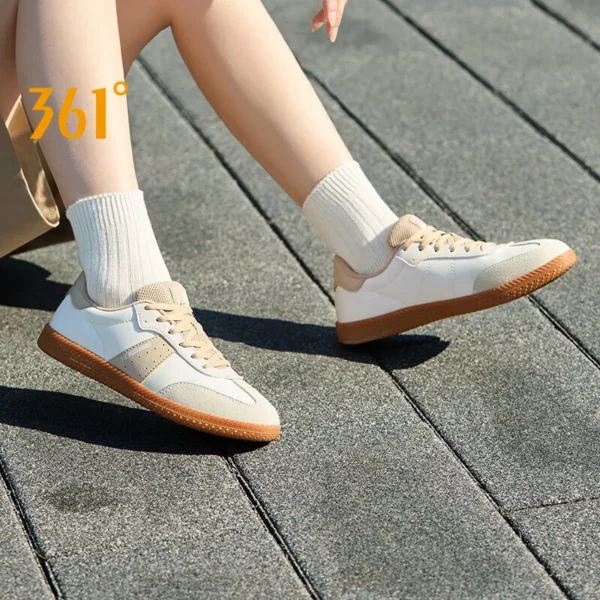 361 Degrees Women’s Sports Shoes Outdoor Wear-Resistant Non-Slip Casual Couples Versatile Skateboard Female Sneaker 682416626