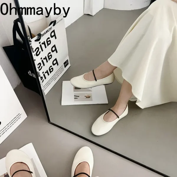 Designers Woman Flats Shoes Fashion Shallow Slip On Women Soft Sole Ballet Shoes Ladies Casual Outdoor Ballerina Shoe - Image 4