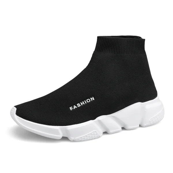 Classic Black Socks Runing Shoes Men High Sock Trainers Women Slip on Couple Casual Shoes Lightweight Sneakers Men basket homme - Image 7