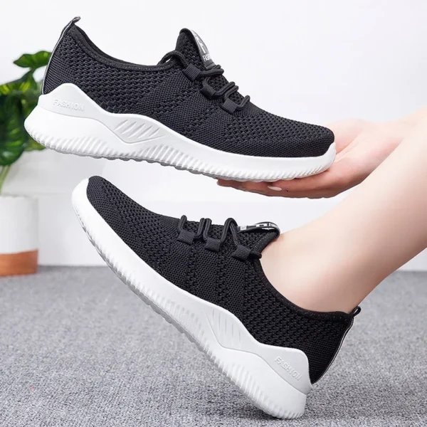 2023 Women's Casual Sneakers Summer Comfortable Breathable Platform Shoes Fashion Women Versatile Lace-up Shoe кроссовки женские - Image 2