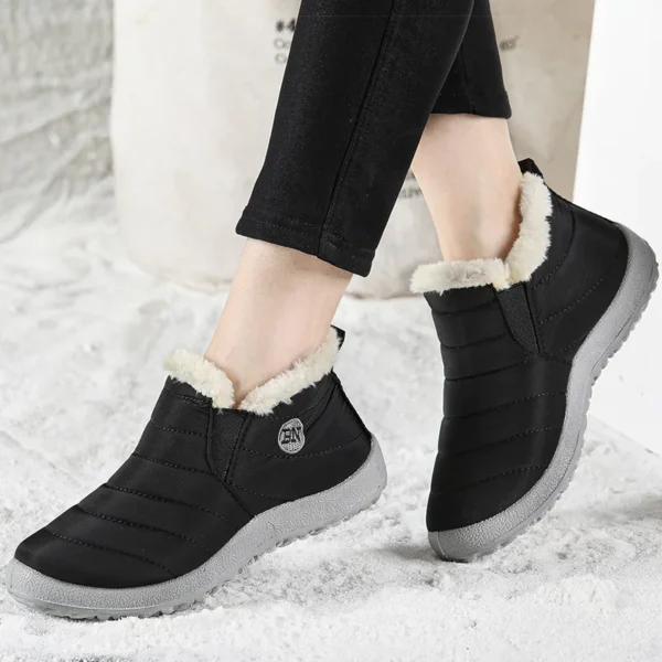 Women's Boots Warm Fur Winter Boots For Women Waterproof Snow Boots Ankle Botas Mujer 2023 Winter Shoes Women Winter Footwear - Image 4