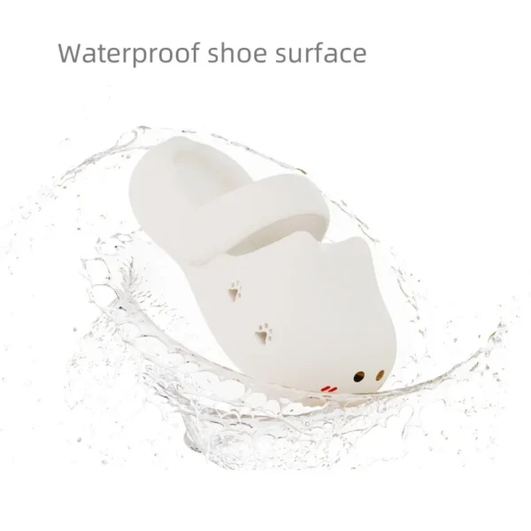 Women Summer EVA Non-slip Slippers Ladies Cute Cat Cartoon Home Indoor Sandals Female Outwear Soft Sole Pump Shoes - Image 6